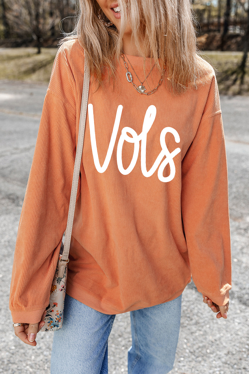 Orange Tennessee Vols Oversized Sweatshirt