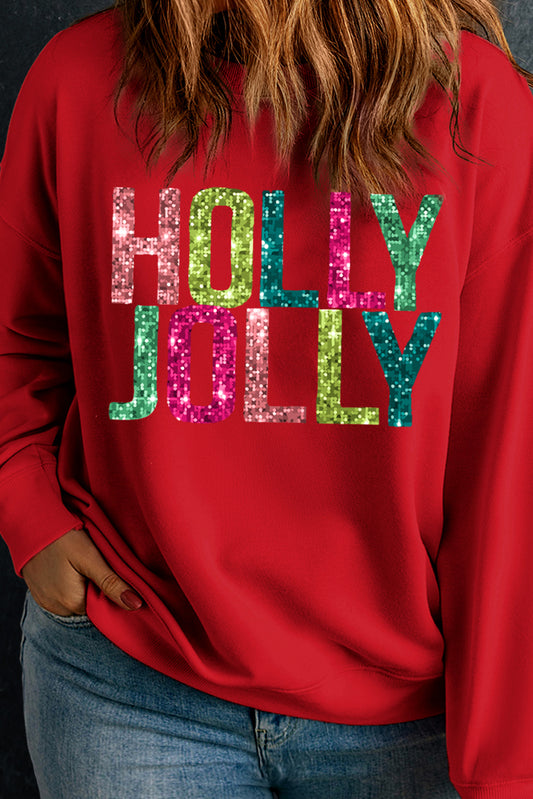 Holly Jolly Christmas Sweatshirt - Plus