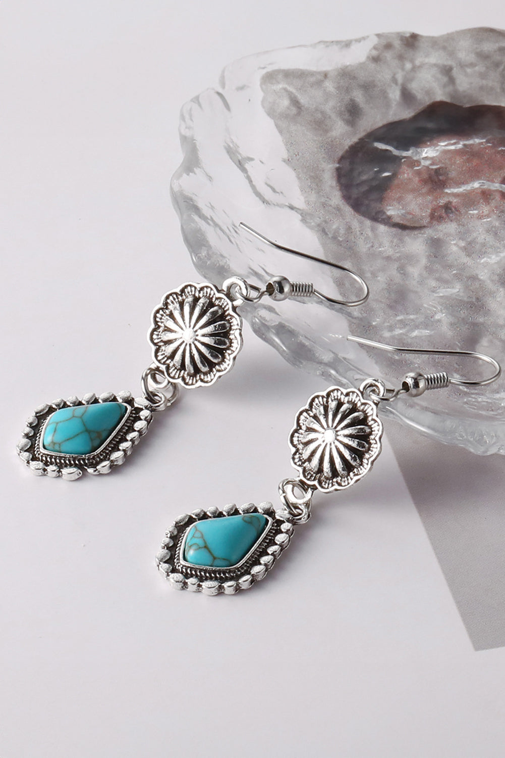 Teardrop Turquoise Earrings