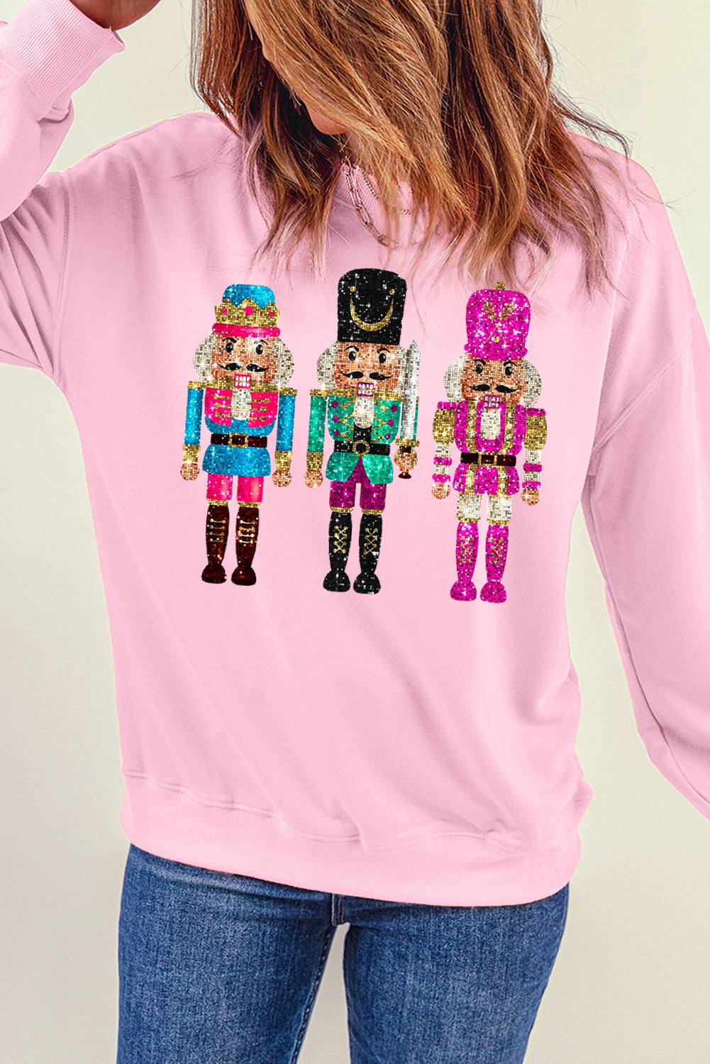 Nutcracker Glitter Christmas Sweatshirt