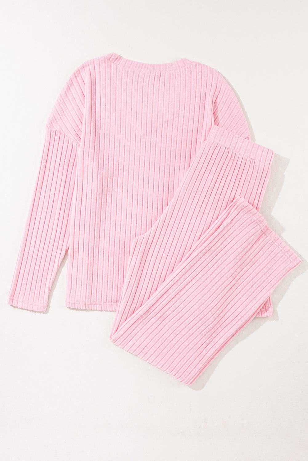 Slouchy Ribbed Knit Loungewear Set