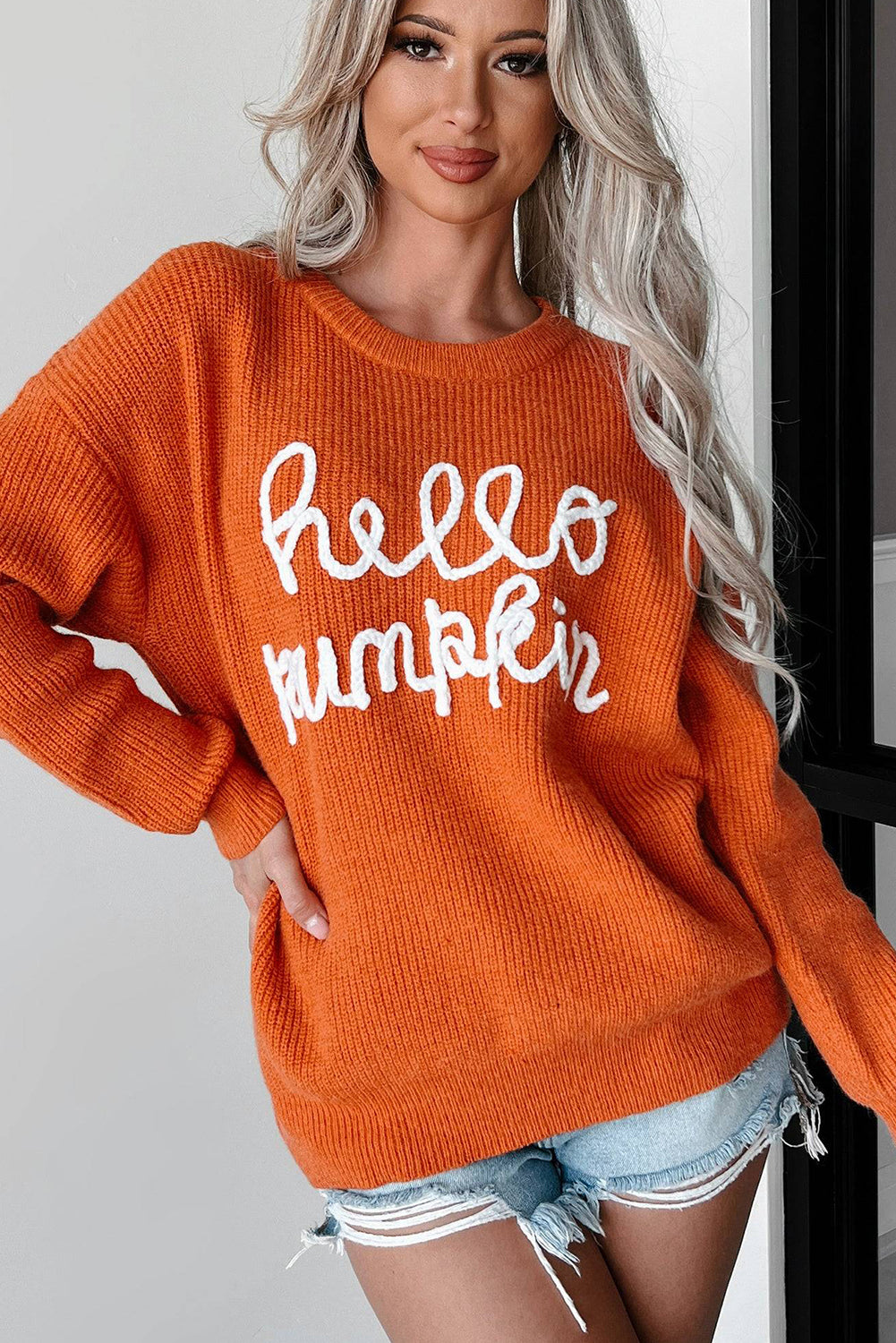 Hello Pumpkin Sweater