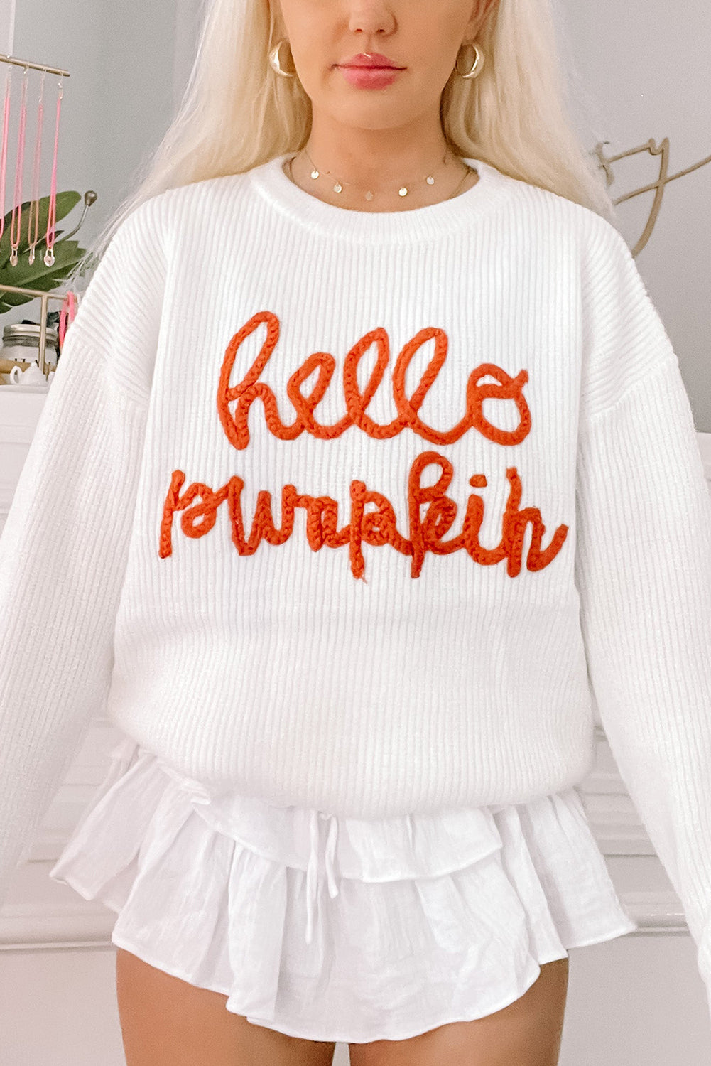 Hello Pumpkin Sweater