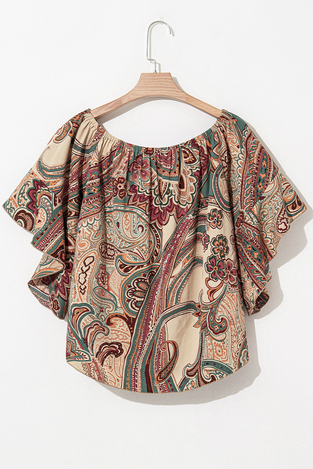 Paisley Off Shoulder Blouse