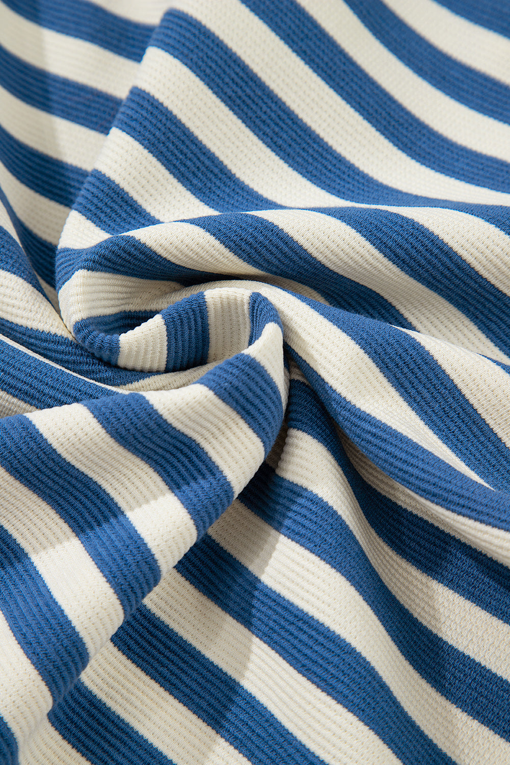 Blue Stripe America Puff Sleeve T-shirt