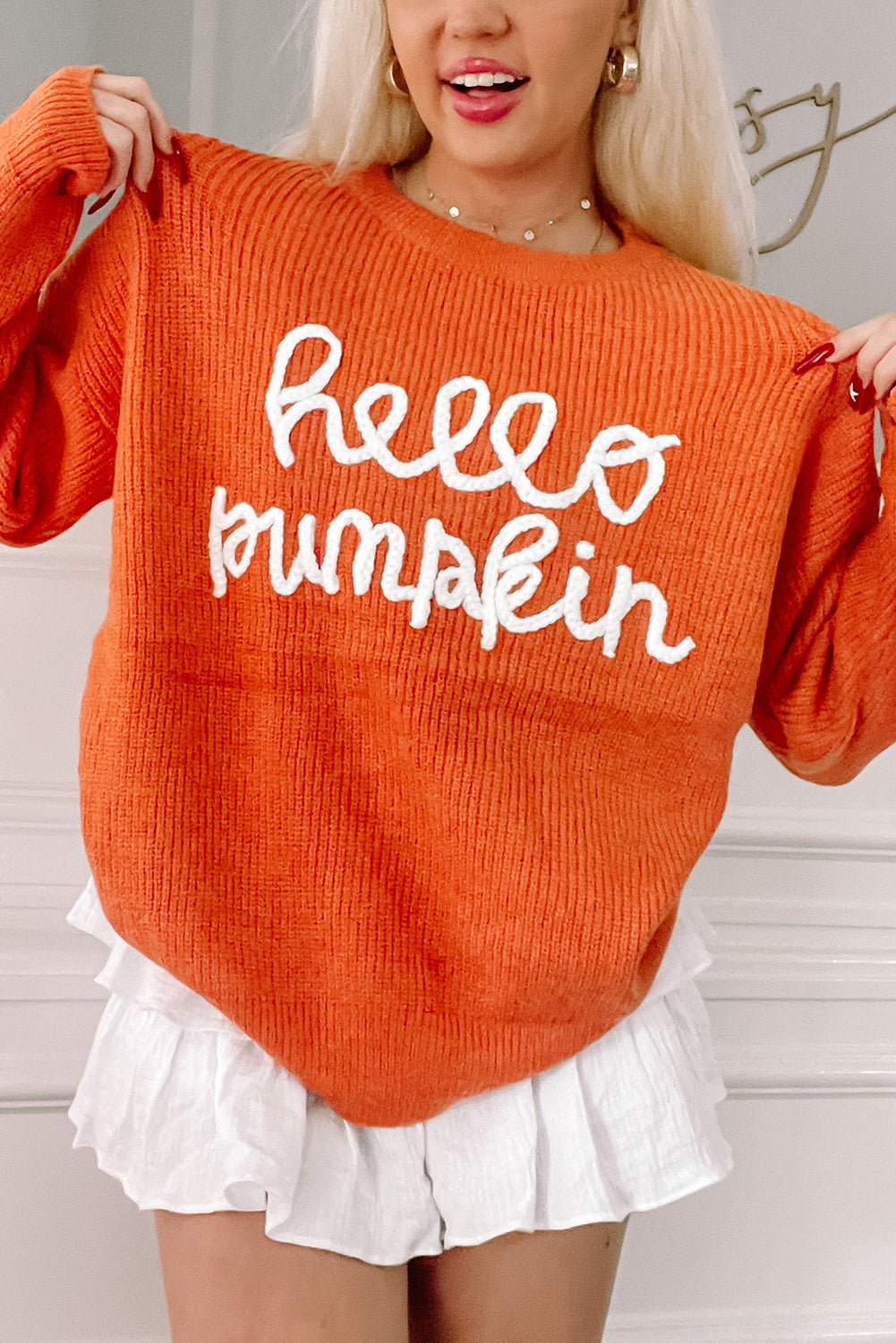 Hello Pumpkin Sweater