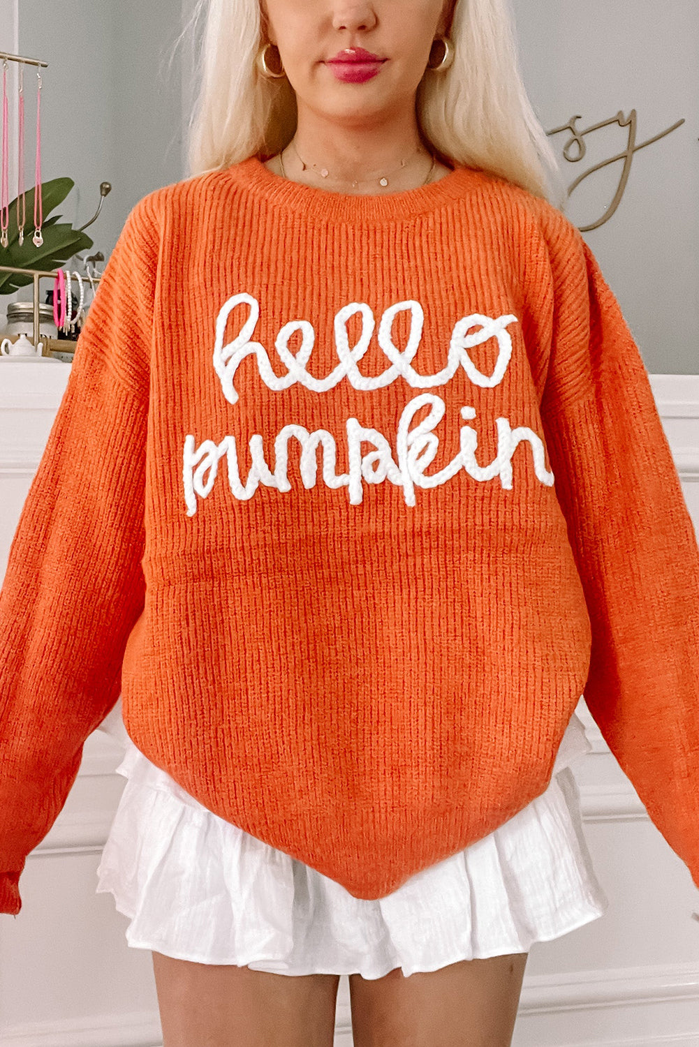 Hello Pumpkin Sweater