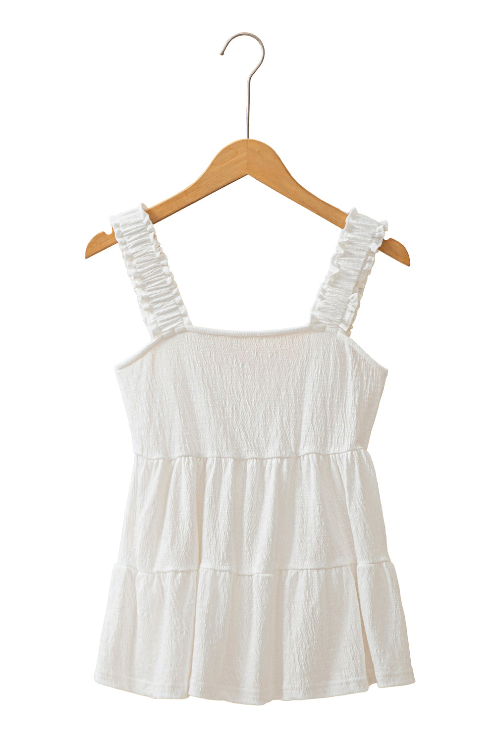 Peplum Babydoll Sleeveless Top