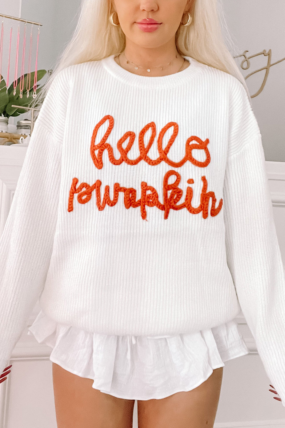 Hello Pumpkin Sweater