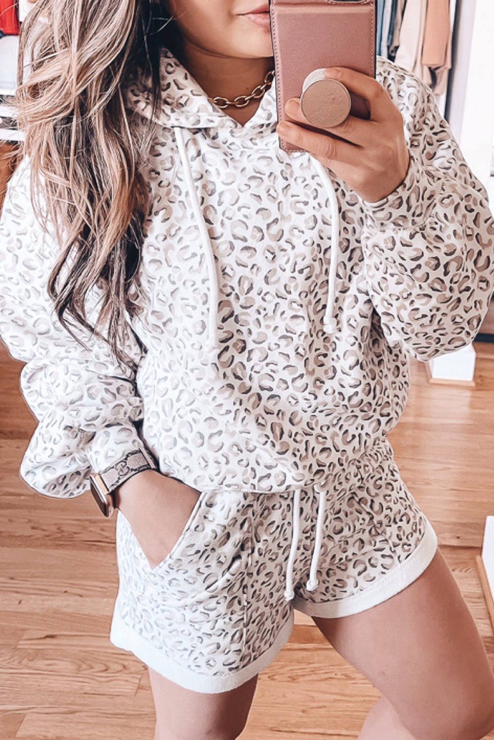 Leopard Print Loungewear Set