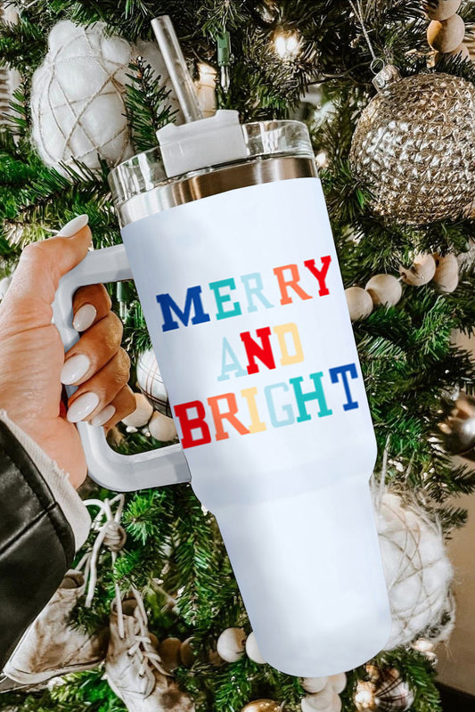 MERRY AND BRIGHT  Stainless Steel Cup 40oz