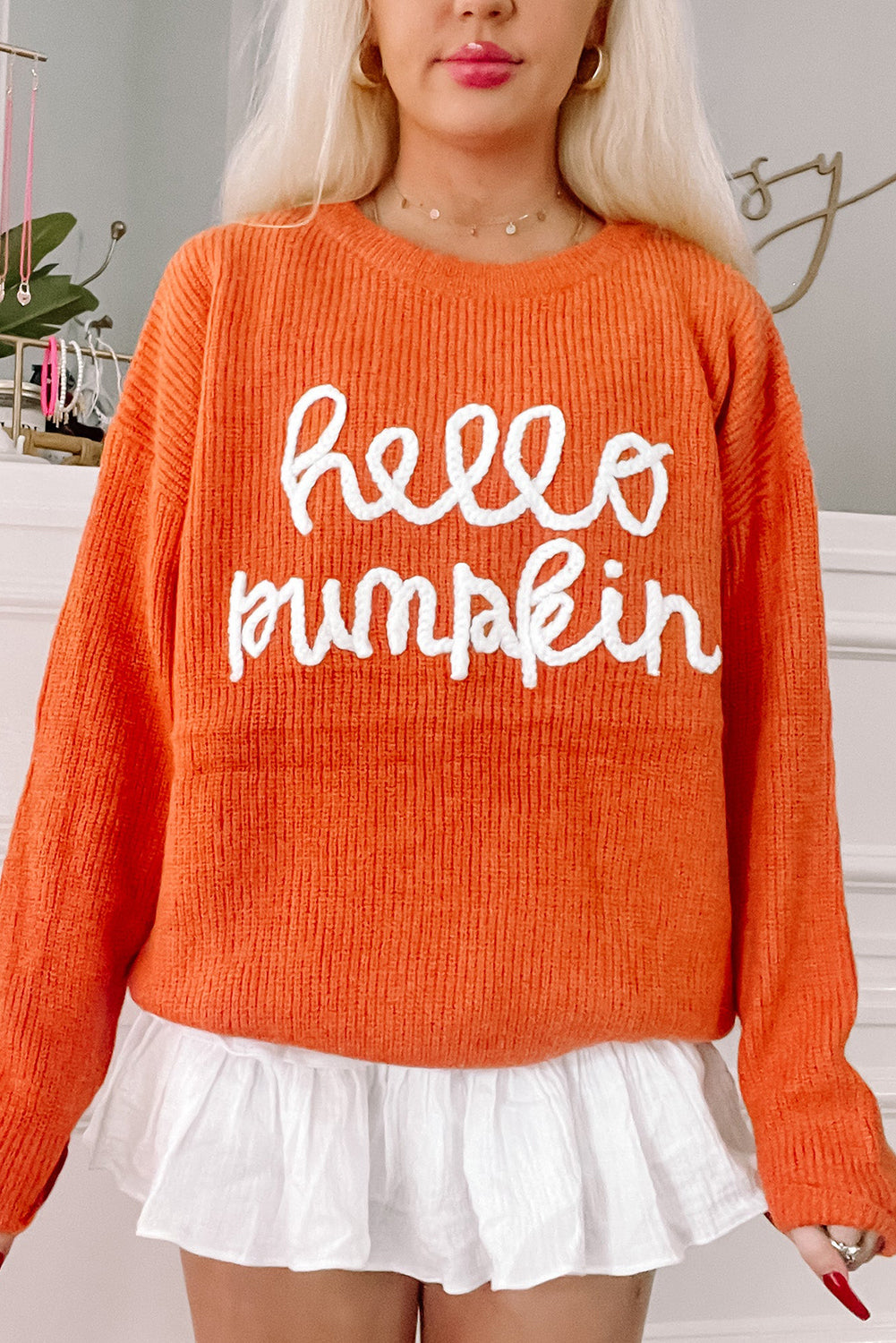 Hello Pumpkin Sweater