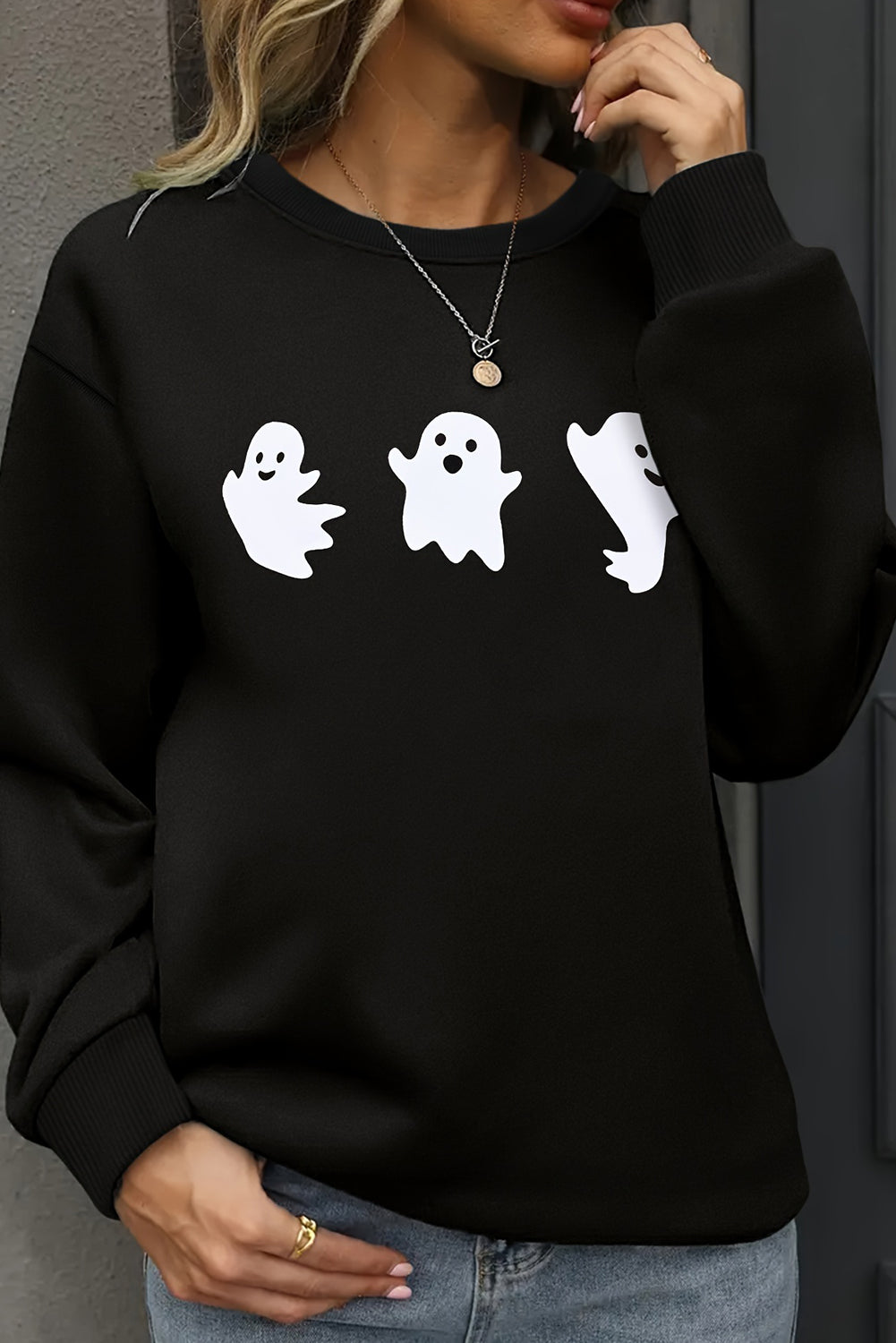 Halloween Ghost Sweatshirt