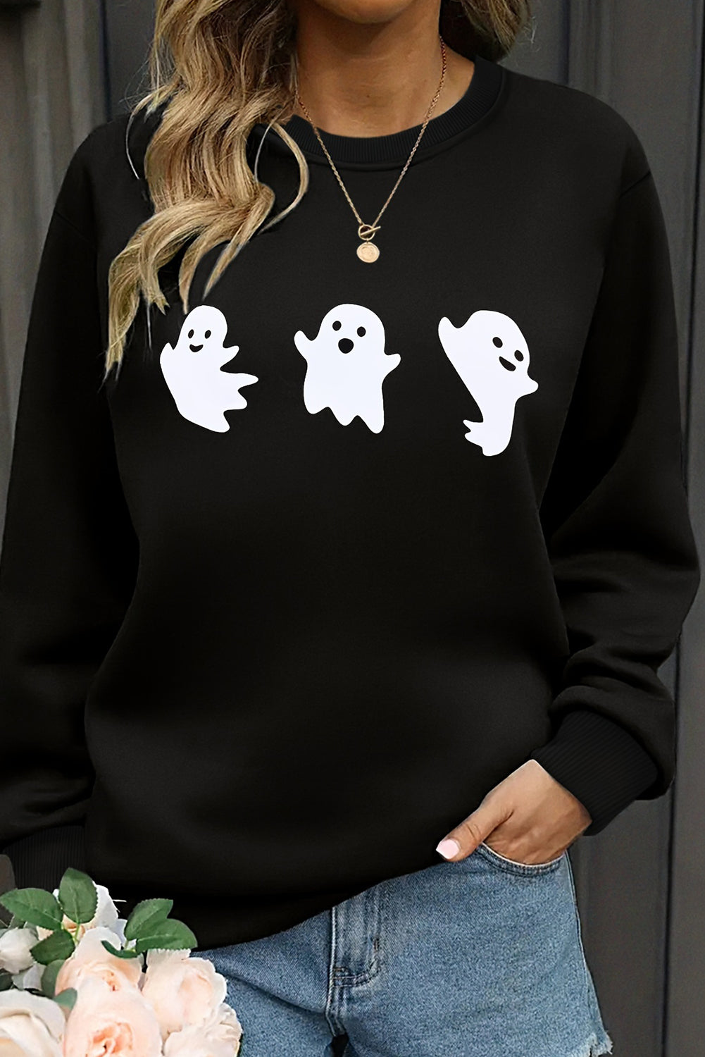 Halloween Ghost Sweatshirt