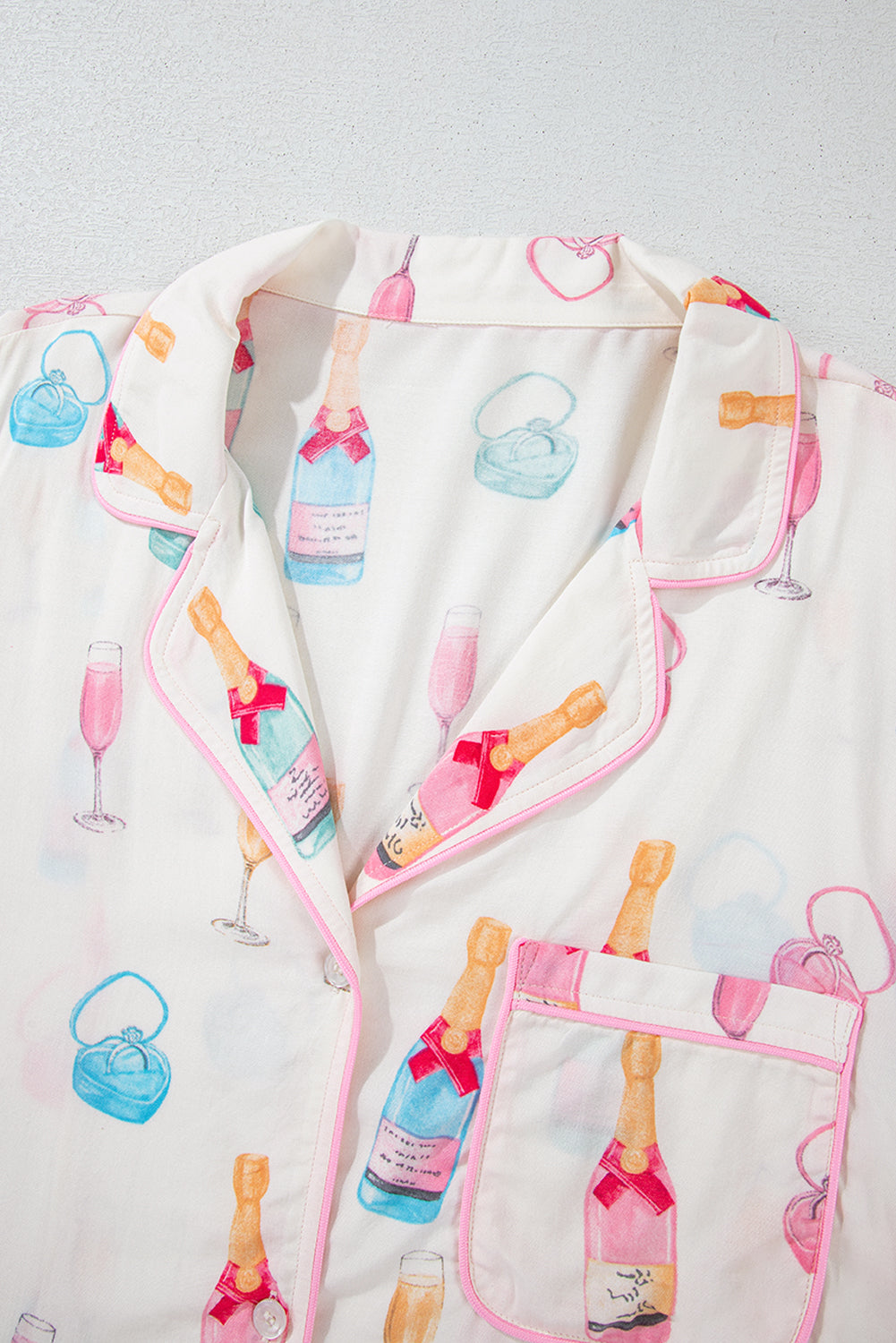 Champagne Pajama Set - Plus