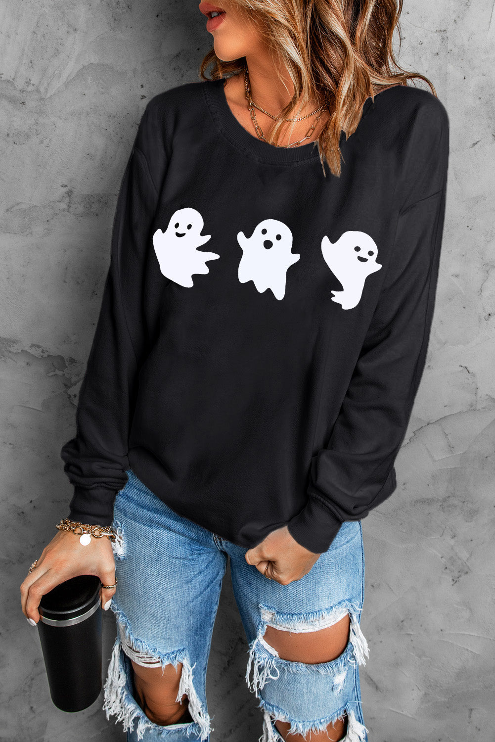 Halloween Ghost Sweatshirt