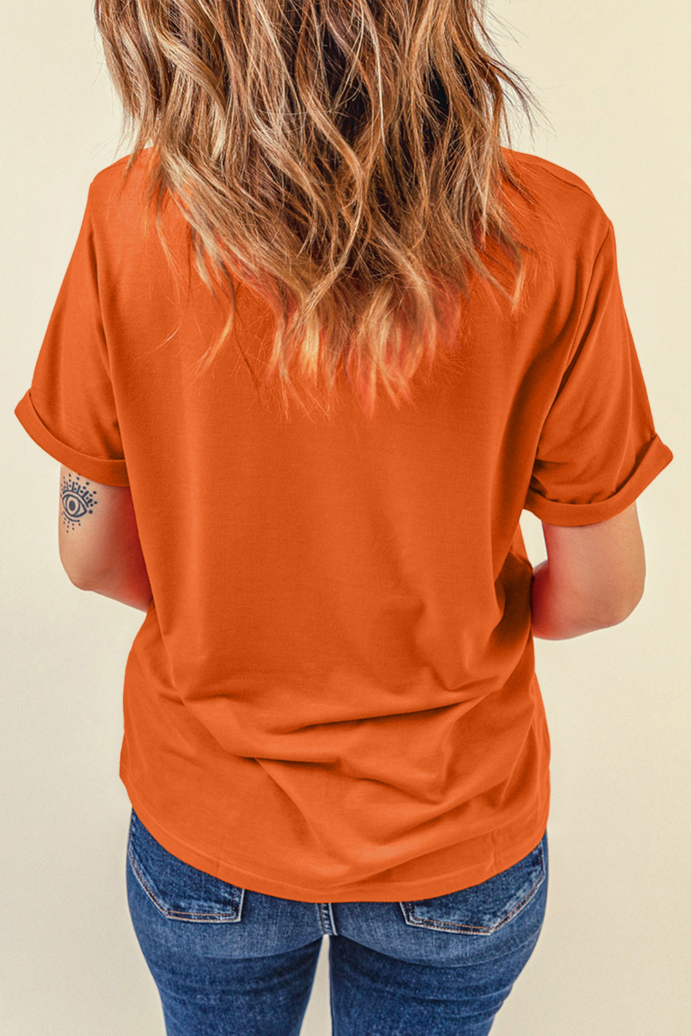 Orange Glittering Pumpkin T Shirt