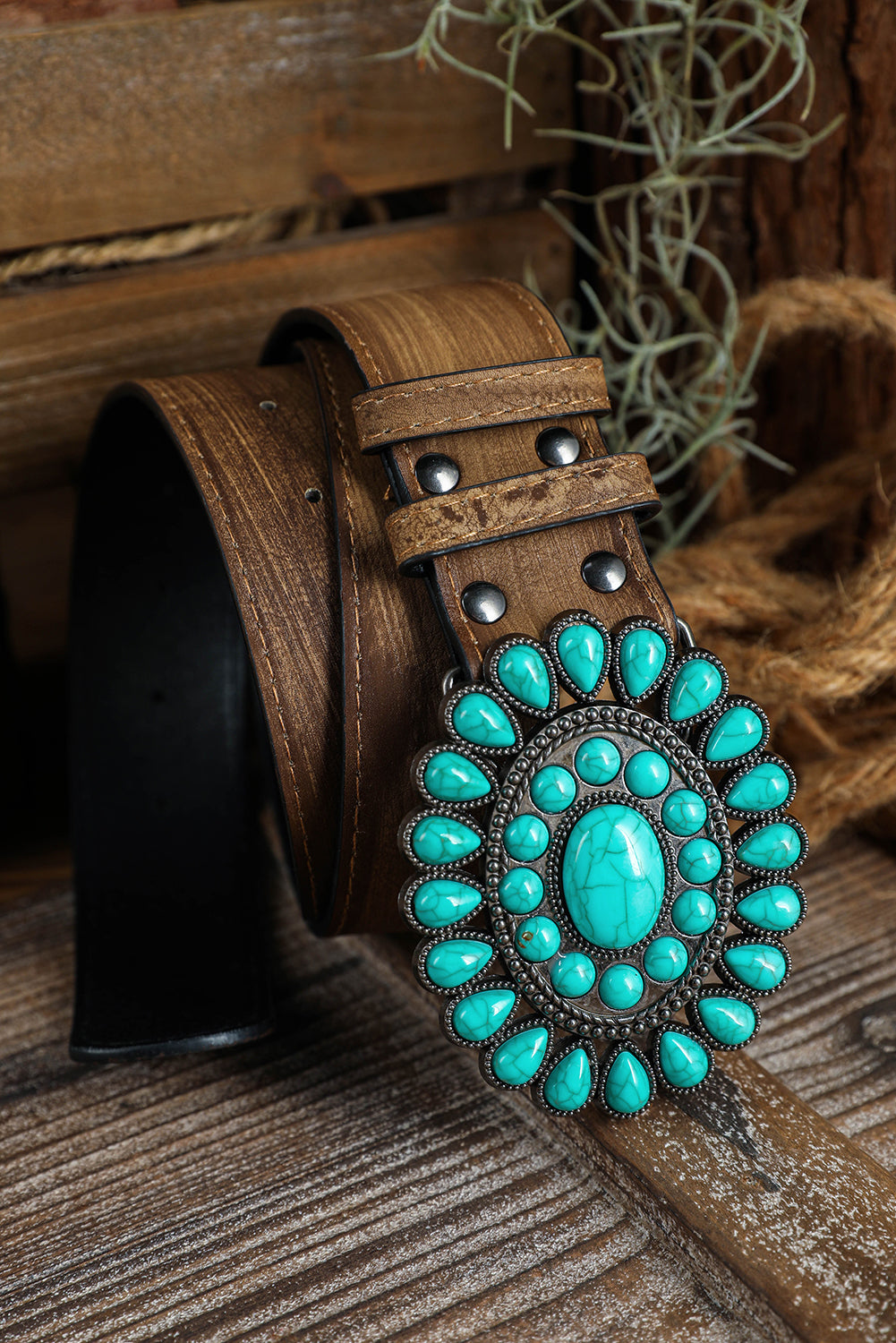 Turquoise Wide Belt