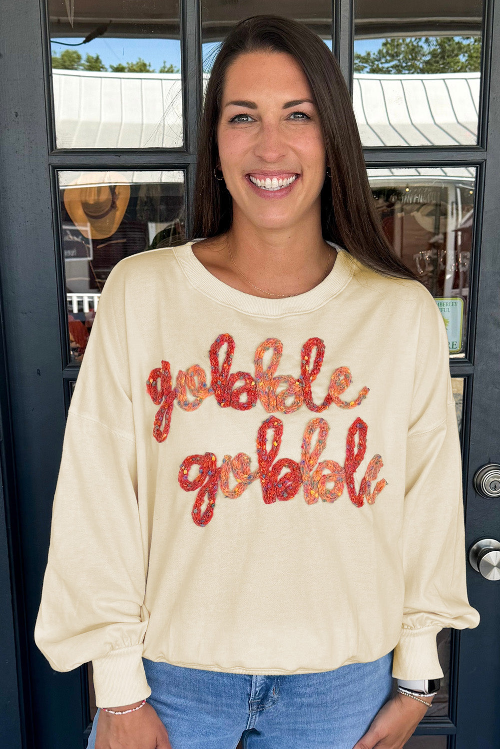 gobble gobble Thanksgiving Sweatshirt