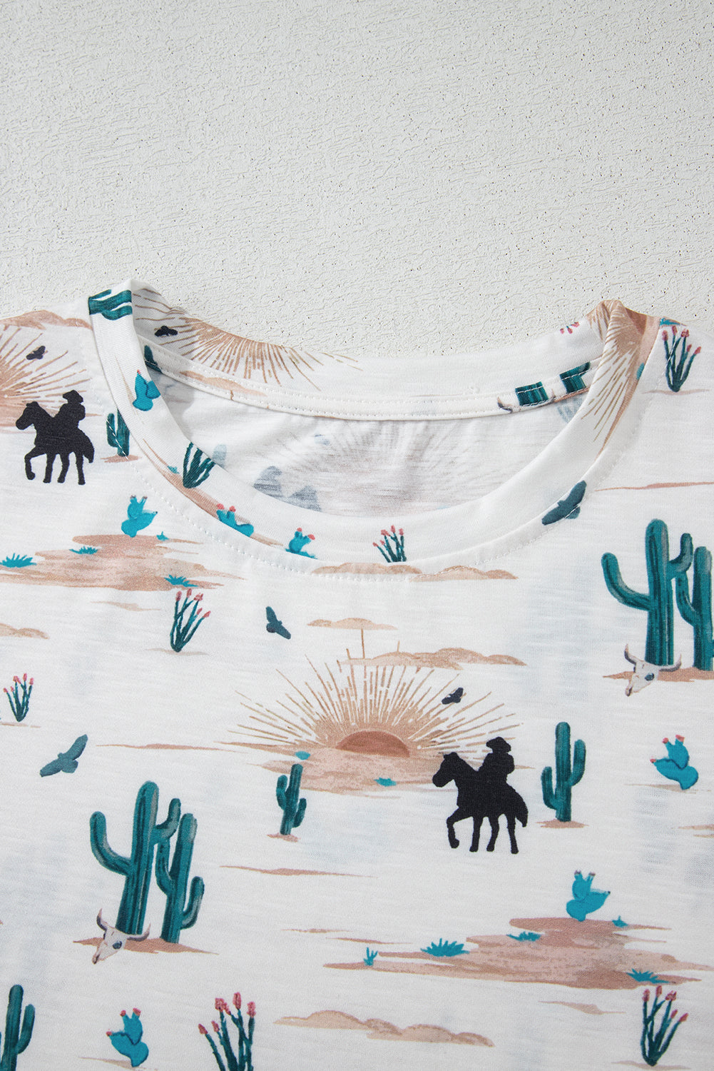 Desert Cactus Short Sleeve Top