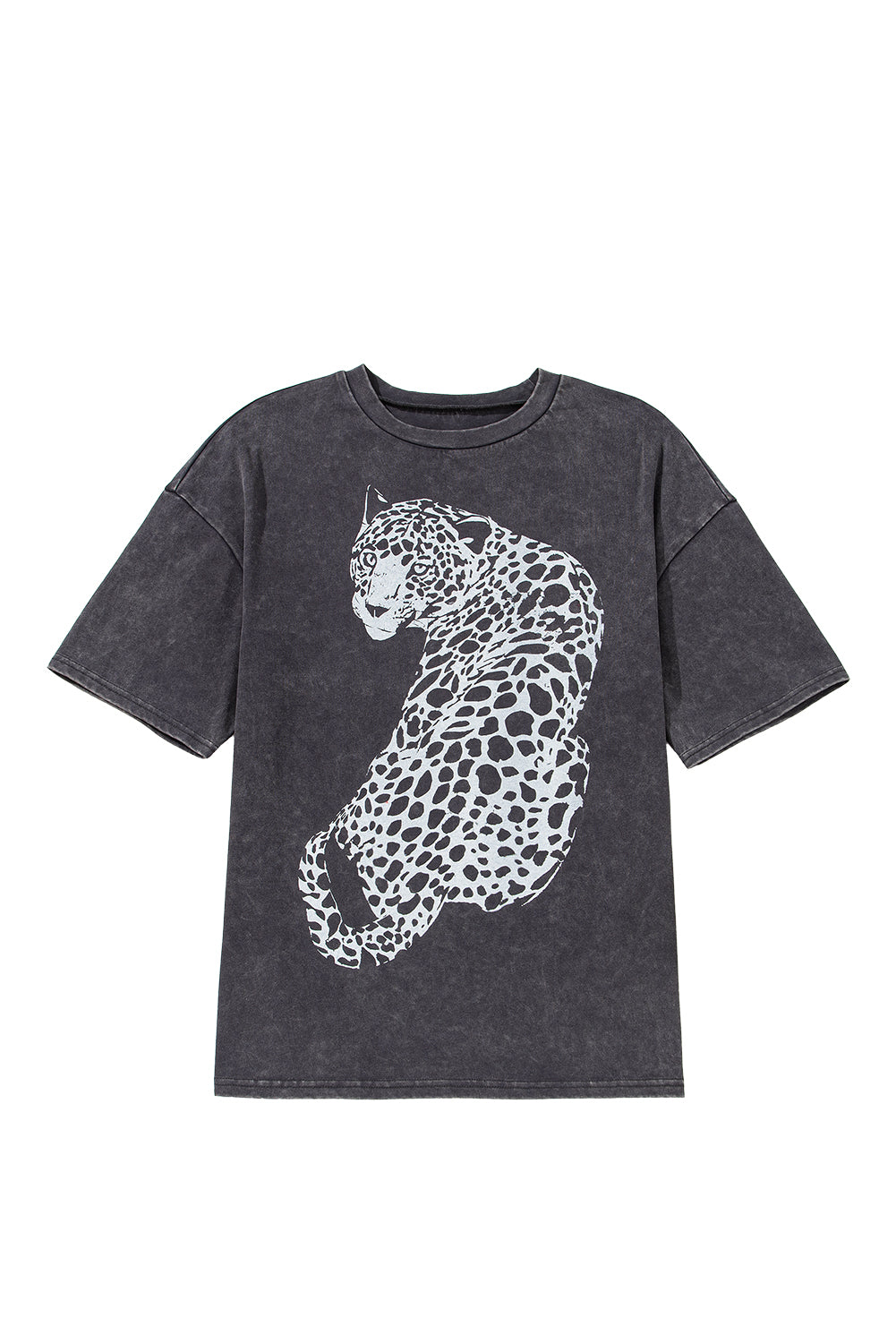 Vintage Cheetah Print Mineral Washed Tee