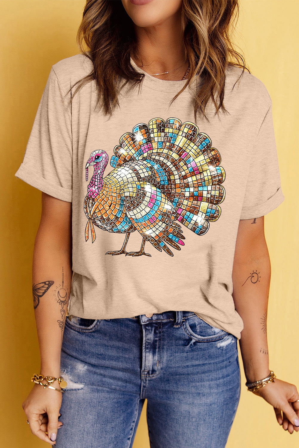 Disco Thanksgiving Turkey T Shirt