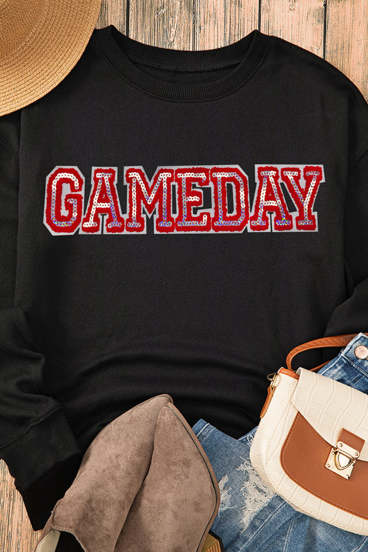 Gameday Sequined Pullover Sweatshirt