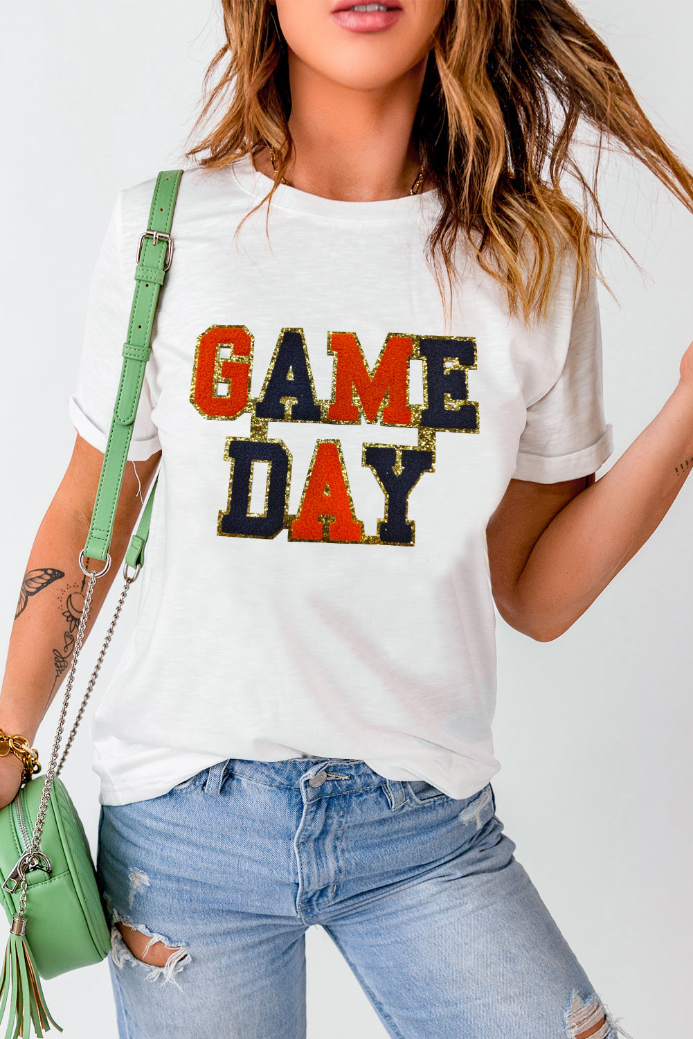 Gameday Glitter T Shirt