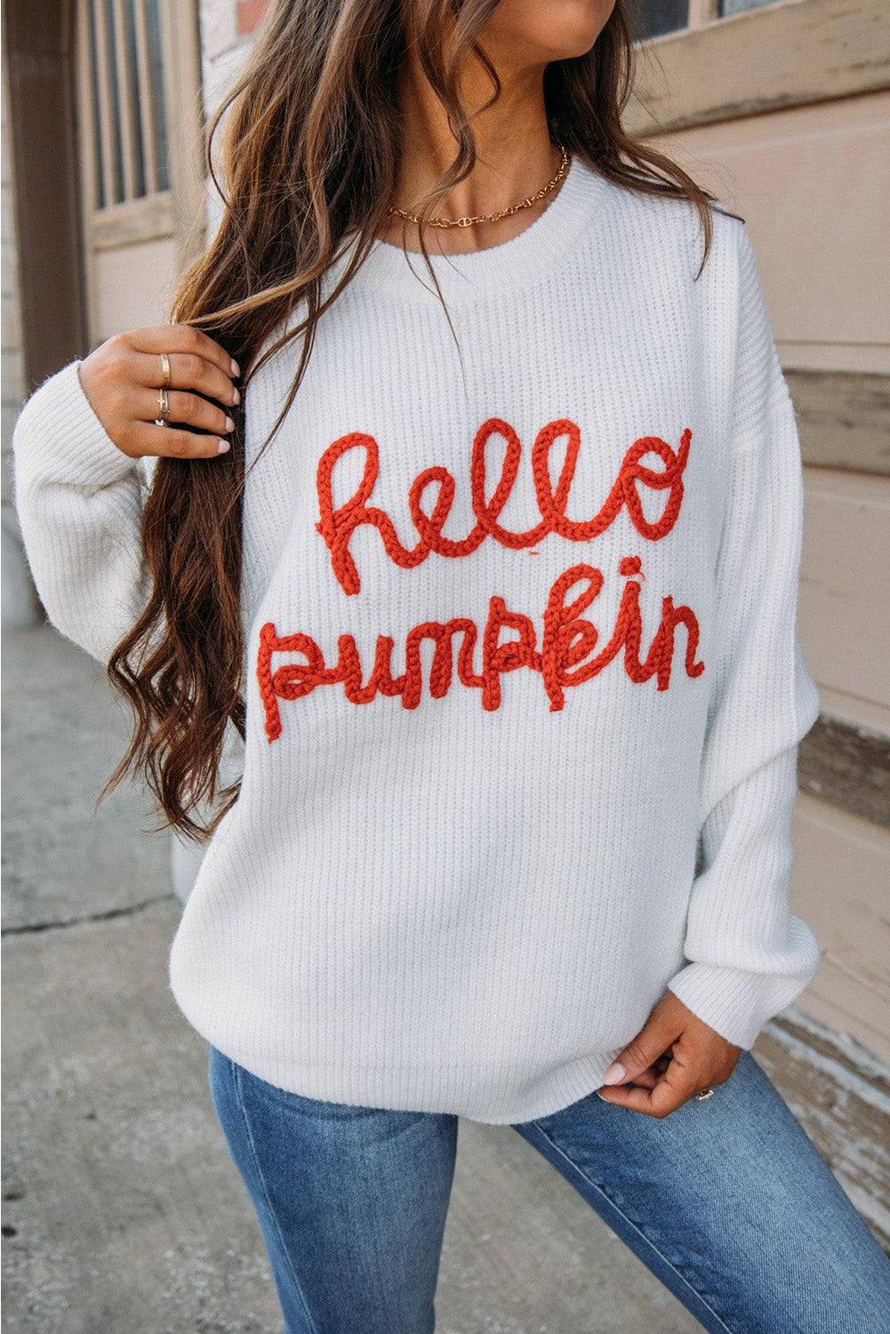 Hello Pumpkin Sweater