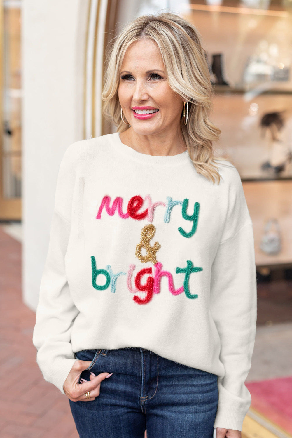 Merry & Bright Christmas Sweater