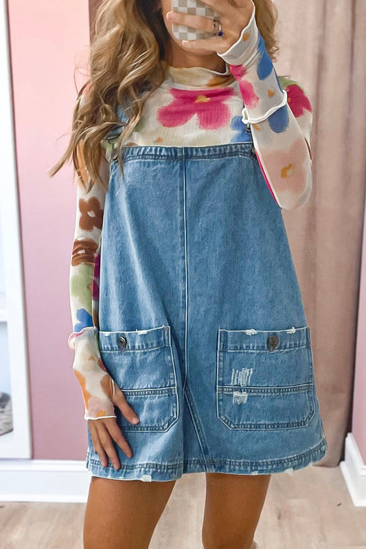 Denim Overall Dress