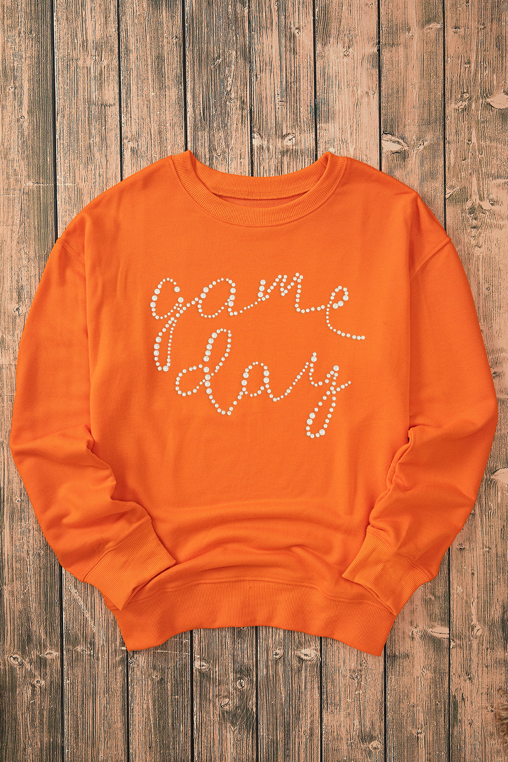 Embellished Game Day Sweatshirt