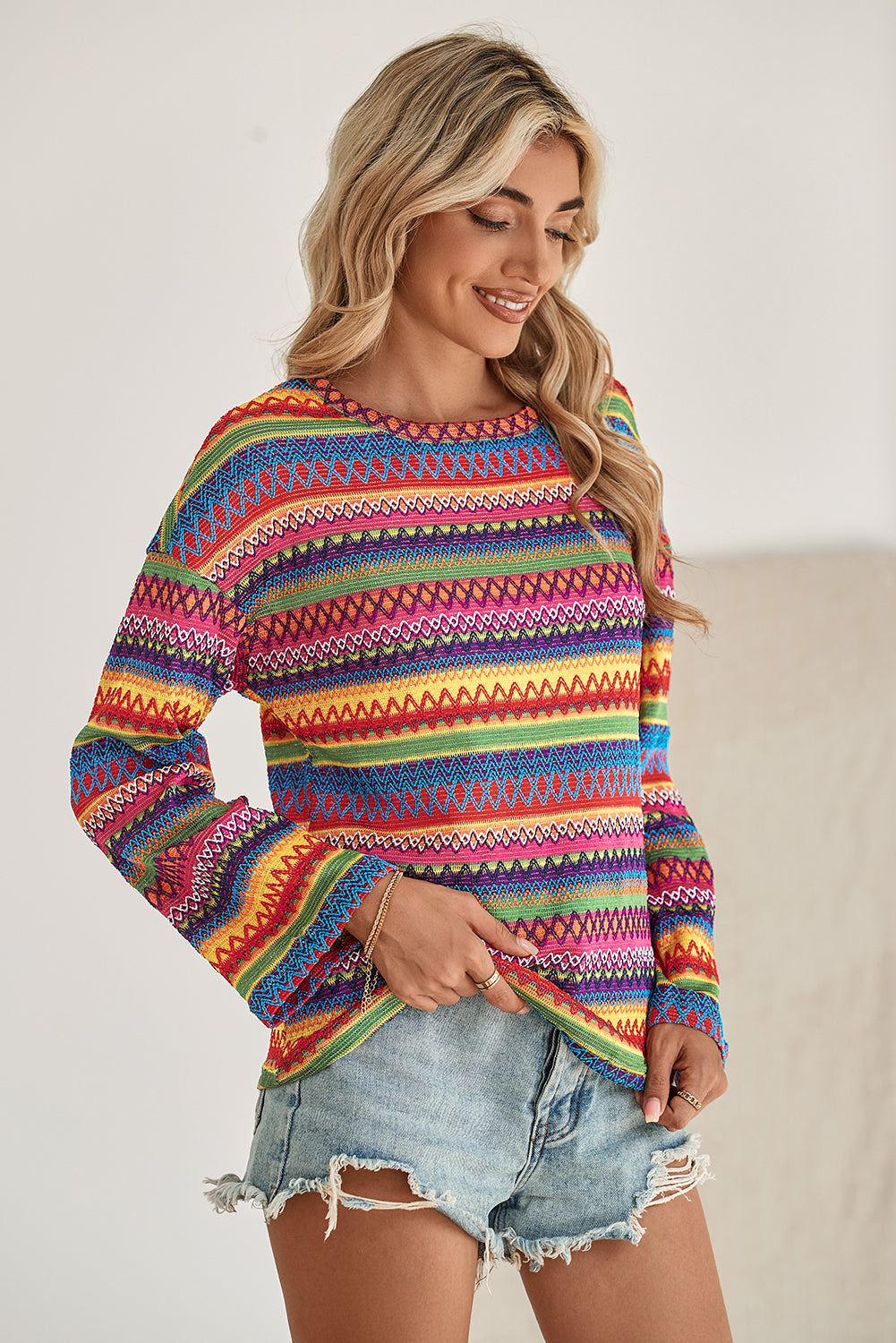 Drop Shoulder Lightweight Sweater