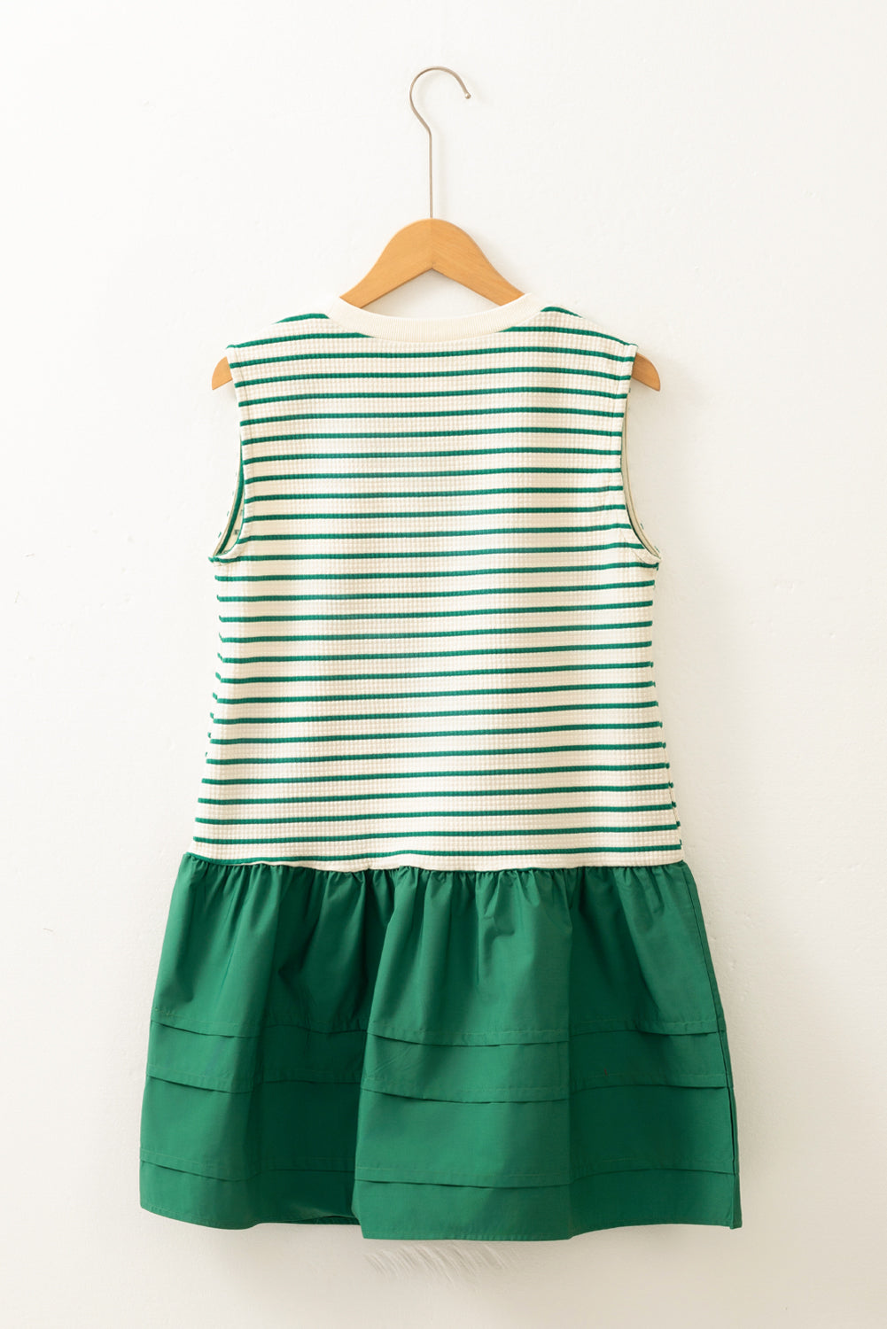 Green Stripe Sequin Shamrock Dress