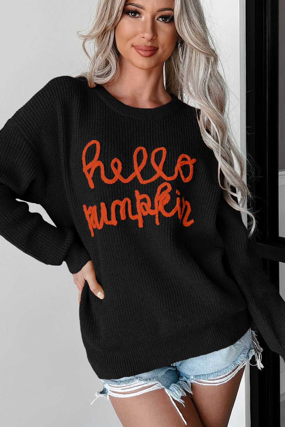 Hello Pumpkin Sweater