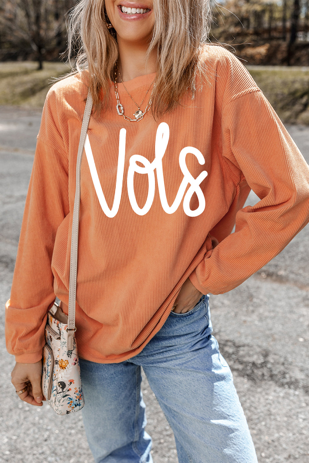 Orange Tennessee Vols Oversized Sweatshirt