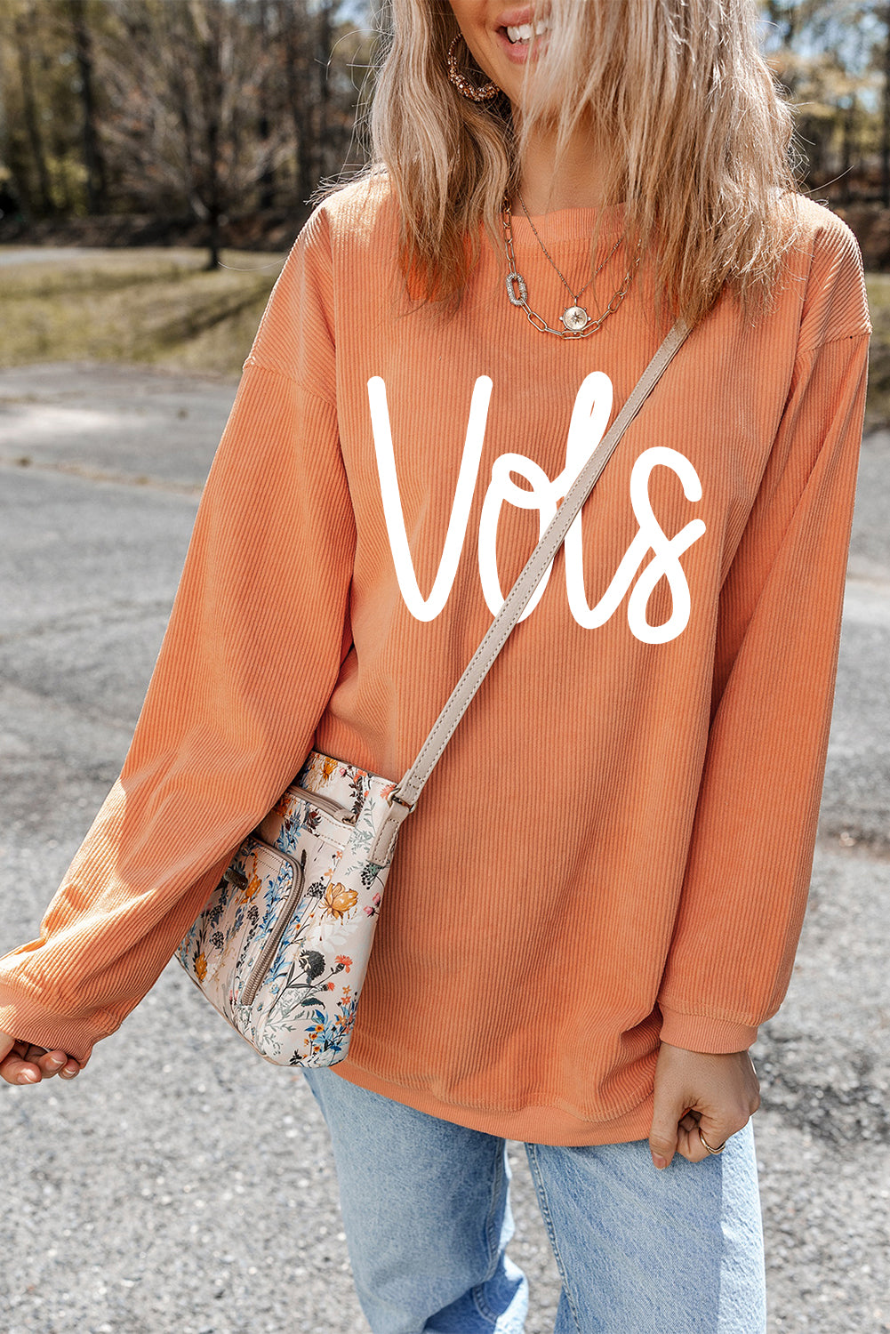 Orange Tennessee Vols Oversized Sweatshirt