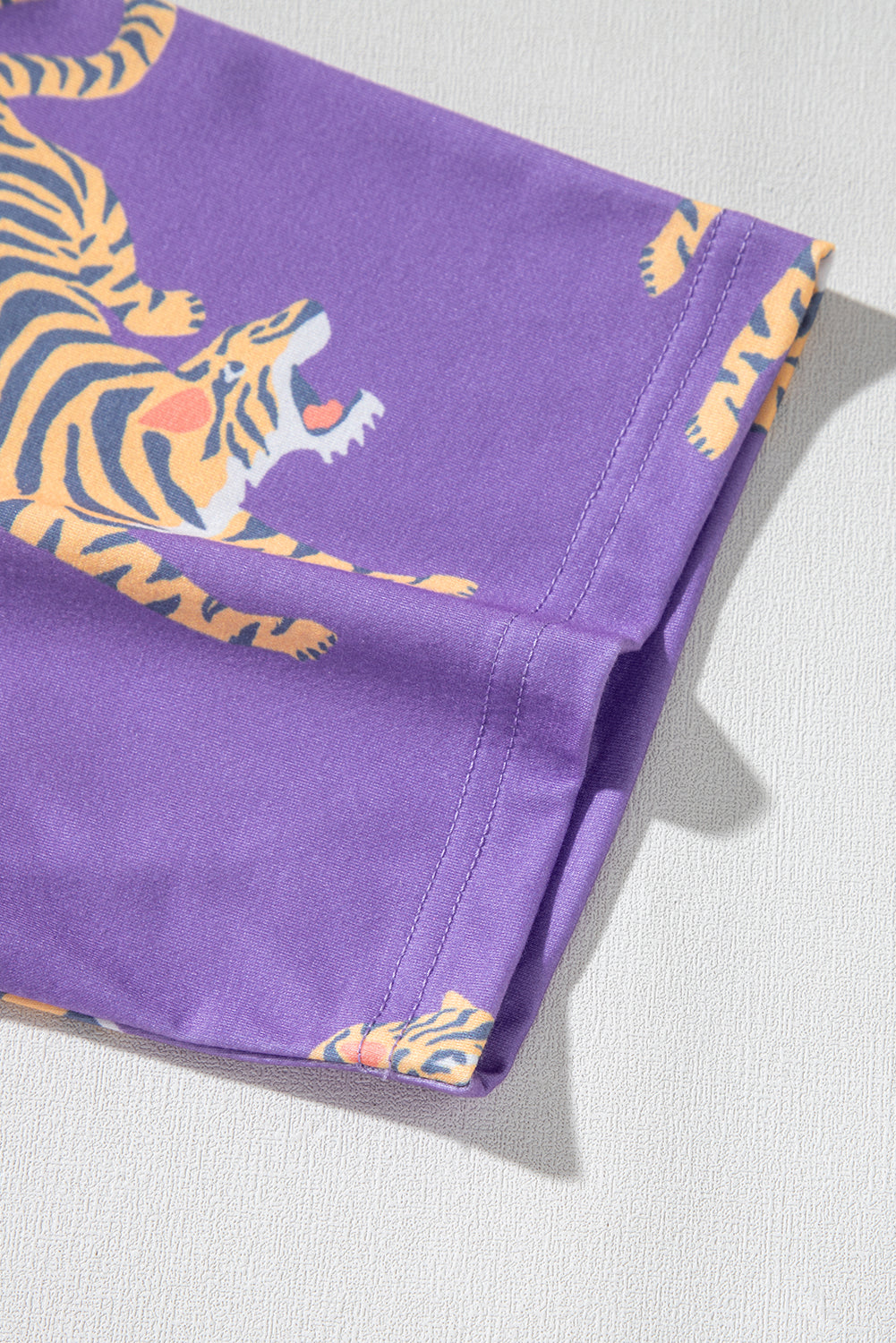 Purple Tiger Loose T Shirt