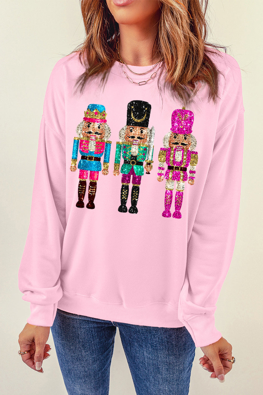 Nutcracker Glitter Christmas Sweatshirt