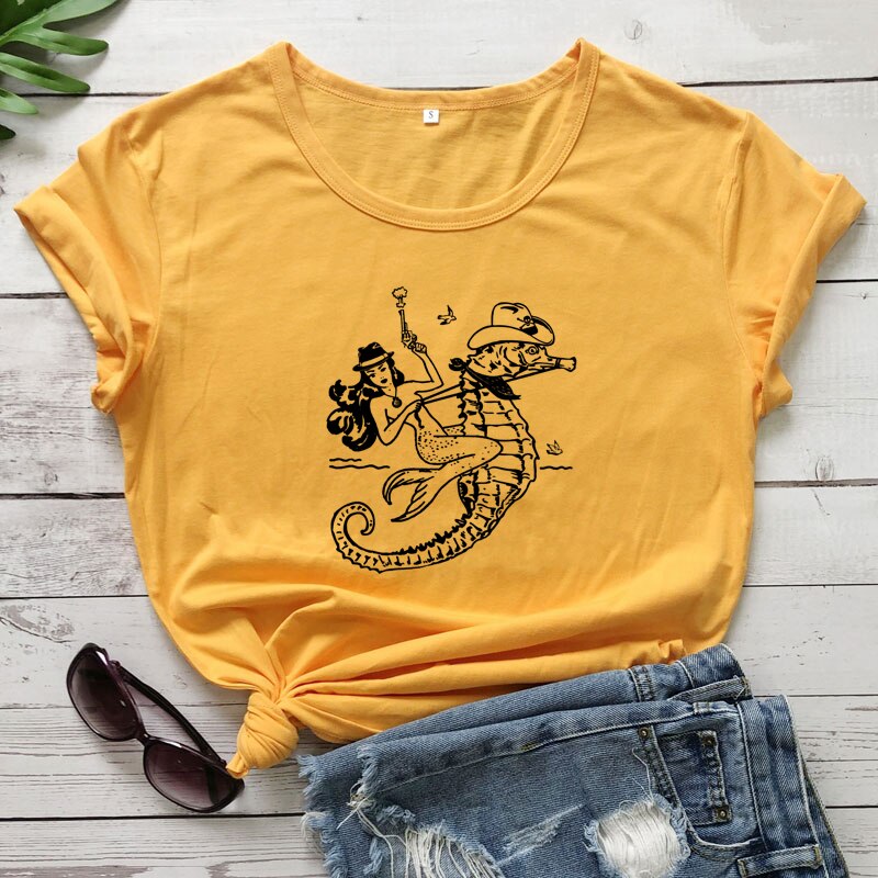 The Cowgirl Mermaid T-Shirt