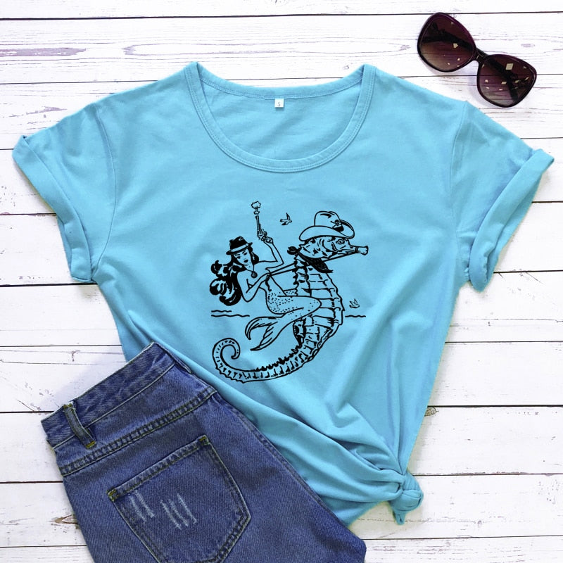 The Cowgirl Mermaid T-Shirt