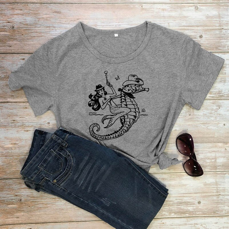 The Cowgirl Mermaid T-Shirt