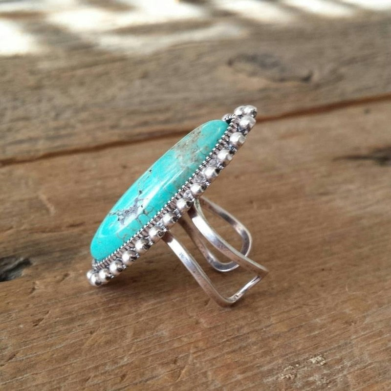 Oval Turquoise Ring