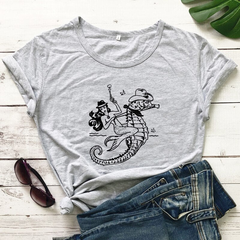 The Cowgirl Mermaid T-Shirt