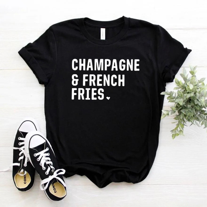 Champagne & French Fries T-Shirt