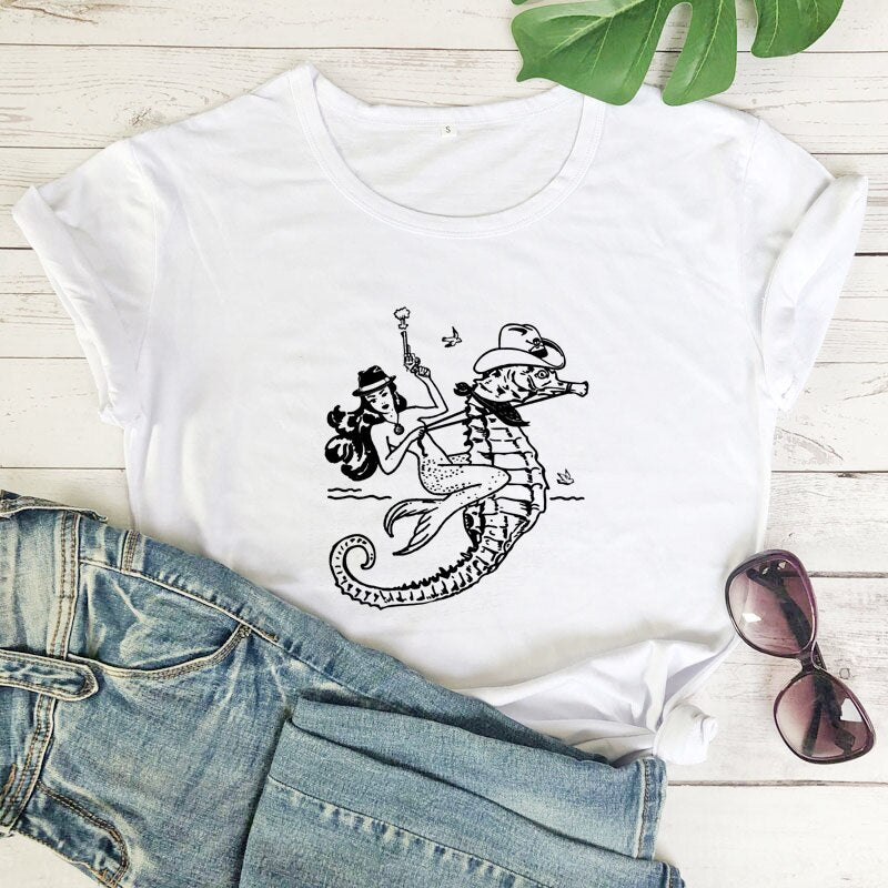 The Cowgirl Mermaid T-Shirt