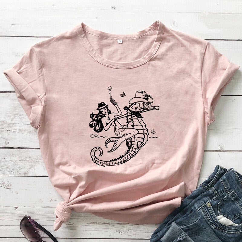 The Cowgirl Mermaid T-Shirt