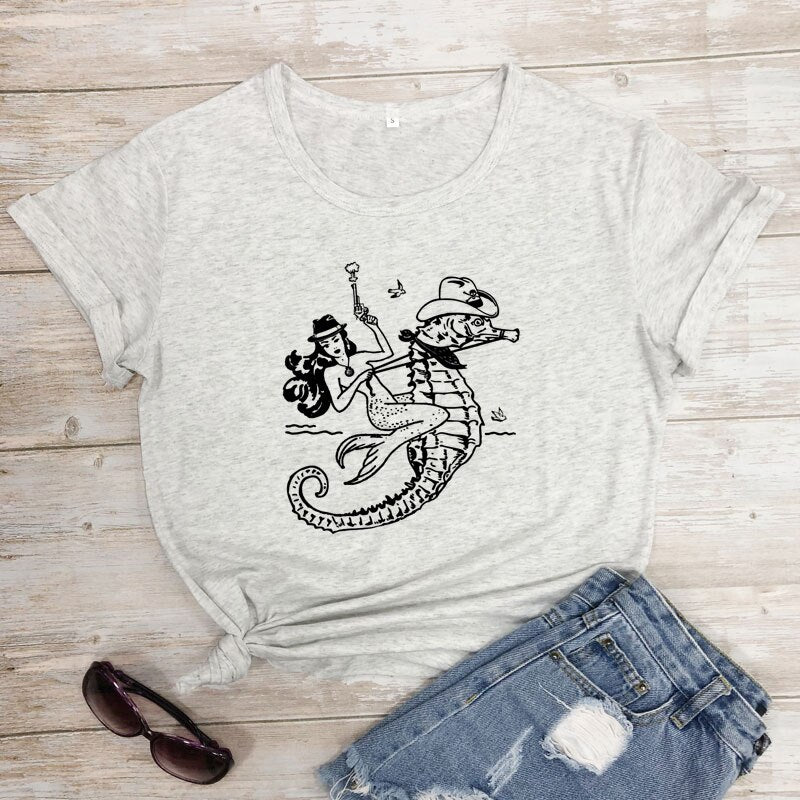 The Cowgirl Mermaid T-Shirt