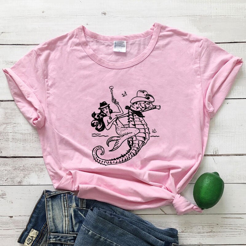 The Cowgirl Mermaid T-Shirt