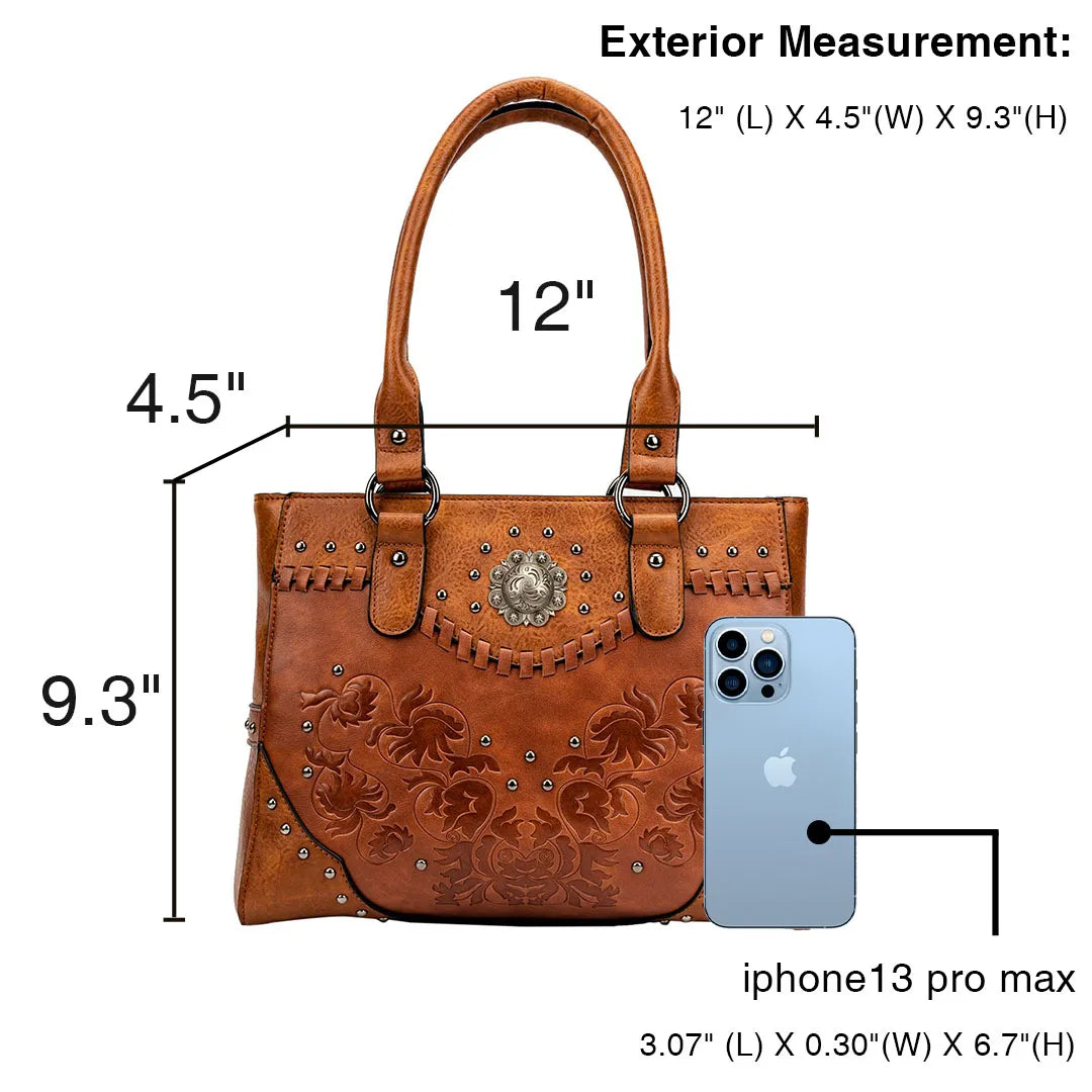 Leather Tote - Concealed Carry